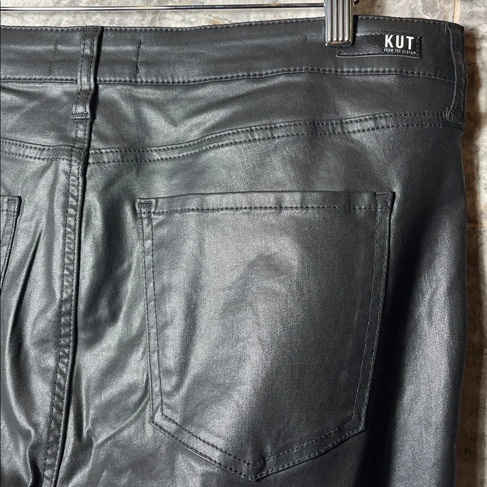 🆕NWT KUT from the Kloth “Donna Fab Ab Skinny Ankle” Jeans – US 18 – Black - Picture 4 of 8
